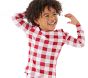 Holiday Silky Tencel Check Pajama Set