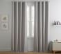 Open Box: Quincy Cotton Canvas Grommet Blackout Curtain