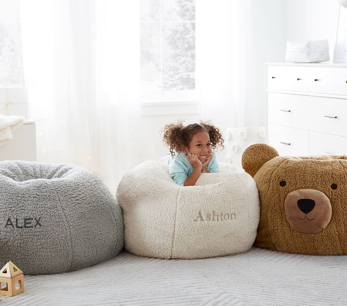Housse De Beanbag Pottery Barn Kids Anywhere - Neuve Avec étiquette - Personnalisée Emma