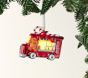 Shatterproof Mercury Light-Up Gingerbread Truck Ornament