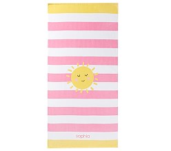 Sunshine Stripe Kid Beach Towel UPF 50+