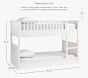 Ava Regency Single-Over-Single Low Bunk Bed