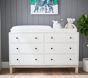 Cole Farmhouse Extra-Wide Dresser &amp; Topper Set