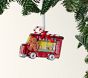 Shatterproof Mercury Light-Up Gingerbread Truck Ornament
