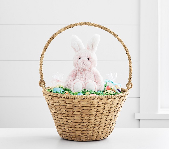 Collapsible Natural Seagrass Large Easter Basket