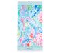 Lilly Pulitzer Mermaid Cove Kid Beach Towel UPF 50+