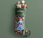 Rifle Paper Co. Nutcracker Embroidered Velvet Christmas Stocking Collection