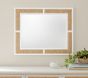 Wood &amp; Caning Mirror (30"x 24")
