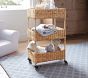 Woven Tiered Storage Cart