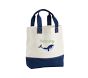 Navy Customizable Kids Beach Tote Bag