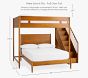 west elm x pbk Mid-Century Stair Loft &amp; Lower Bed Set