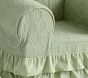 Kids Anywhere Chair®, Trellis Ruffle Sage Slipcover Only