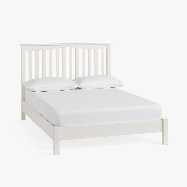 Kendall Low Footboard Full Bed Conversion Kit, Simply White, In-Home Delivery