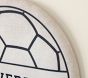 Personalized Soccer Printed Fabric Pinboard (24")