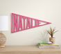 Personalized Wood Pennant