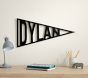 Personalized Wood Pennant