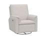 Open Box: Dream Power Swivel Glider &amp; Recliner, Brushed Chenille, Dove