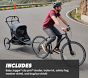 Baby Jogger City Prix Jogger x Bike Trailer Stroller &amp; Shield Bundle
