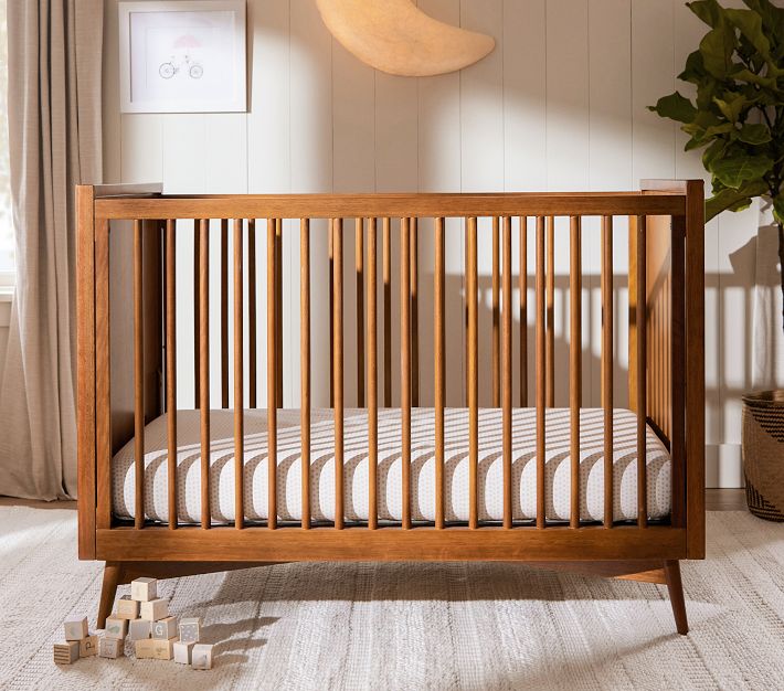 west elm x pbk Mid-Century Convertible Crib