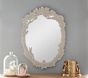 Enchanted Carved Wood Mirror (33")