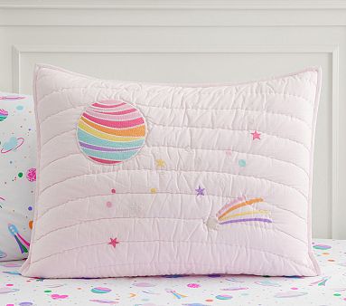 Galaxy Hearts Glow-in-the-Dark Standard Sham