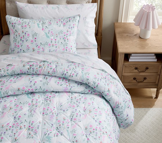 Haut de gamme Baumwollstoff tissu Harry Potter pour les enfants Chouette magique bettwsche bleu