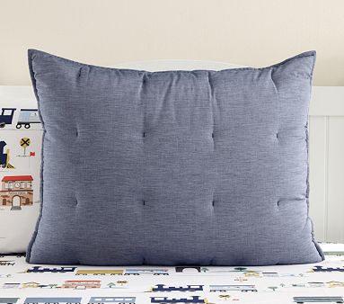 Day Dreamer Comforter , Standard Sham , Navy