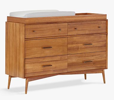 west elm x pbk Mid-Century 6-Drawer Changing Table