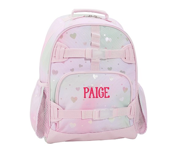 Dreamy Foil Hearts Adaptive Backpack | Pottery Barn Kids