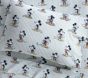 Disney Home x Sanderson Mickey Mouse Stripe Organic Toddler Bed Sheet Set