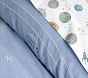 Embroidered Space Quilt &amp; Shams