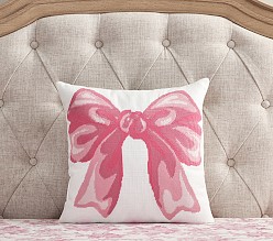 LoveShackFancy Needlepoint Bow Pillow