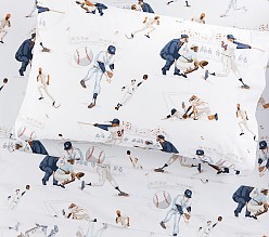 Vintage Baseball Organic Sheet Set & Pillowcases