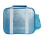 Mackenzie Metallic Aqua Lunch Box