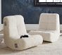 Ivory Sherpa Mini Gaming Chair