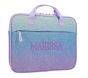 Mackenzie Lavender/Aqua Ombre Glitter Homework Holder