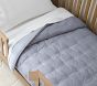 Chambray Reversible Toddler Comforter