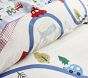 Embroidered Transportation Duvet Cover &amp; Shams