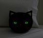 Bouclé Black Cat Glow-in-the-Dark Pillow