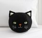 Bouclé Black Cat Glow-in-the-Dark Pillow