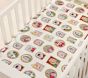Chris Loves Julia Animal Frames Organic Crib Fitted Sheet
