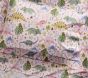 Floral Dino Organic Toddler Bed Sheet Set