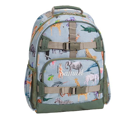 Mackenzie Green Dinosaur Camo Reflective Backpacks | Pottery Barn Kids