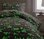 Shark Bones Glow-in-the-Dark Comforter &amp; Shams