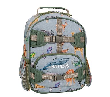Mackenzie Brendan Safari Animals Backpacks | Pottery Barn Kids