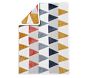 Triangles Chenille Baby Blanket