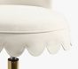 Scallop Skirt Swivel Desk Chair