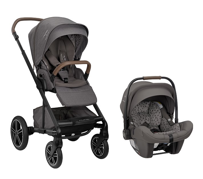 Nuna Mixx Next + Pipa Lite LX Travel System, Brushstroke Dot Granite