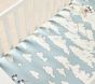 Disney Home x Sanderson Mickey Mouse Clouds Picture-Perfect Organic Crib Fitted Sheet