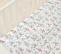 Disney Home x Sanderson Mickey Mouse and Minnie Mouse Garden Organic Crib Fitted Sheet